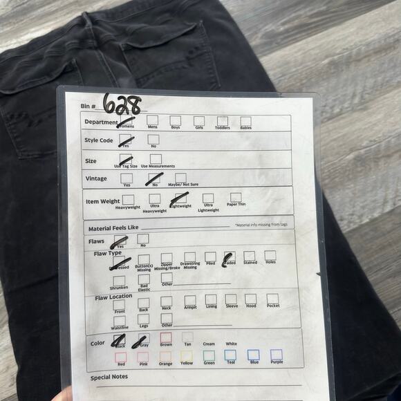 American Eagle Black Women 24 Exposed Buttonfly Wide Flare Leg Bell Jeans 42" - Picture 14 of 14